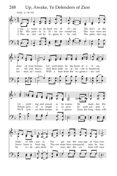 Hymns of the Church of Jesus Christ of Latter-day Saints page 260