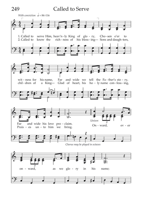 Hymns of the Church of Jesus Christ of Latter-day Saints page 262