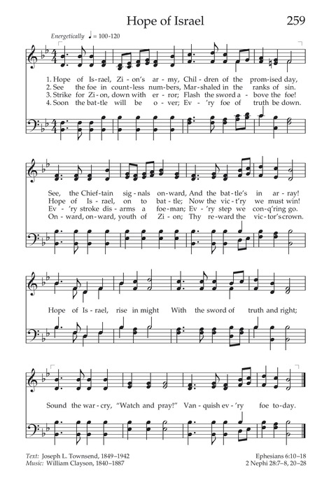 Hymns of the Church of Jesus Christ of Latter-day Saints page 277