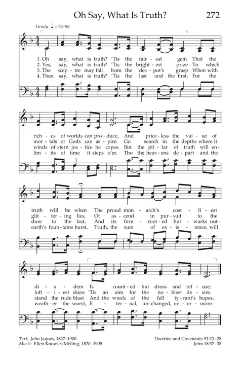 Hymns of the Church of Jesus Christ of Latter-day Saints page 291