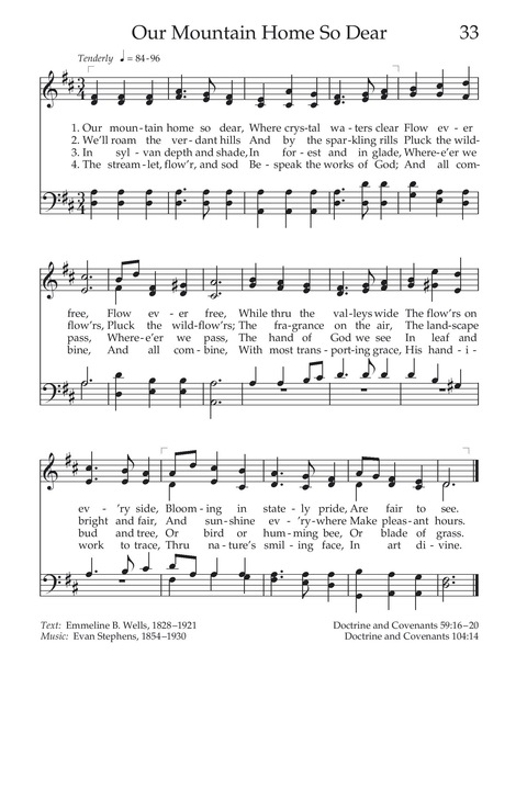 Hymns of the Church of Jesus Christ of Latter-day Saints page 35