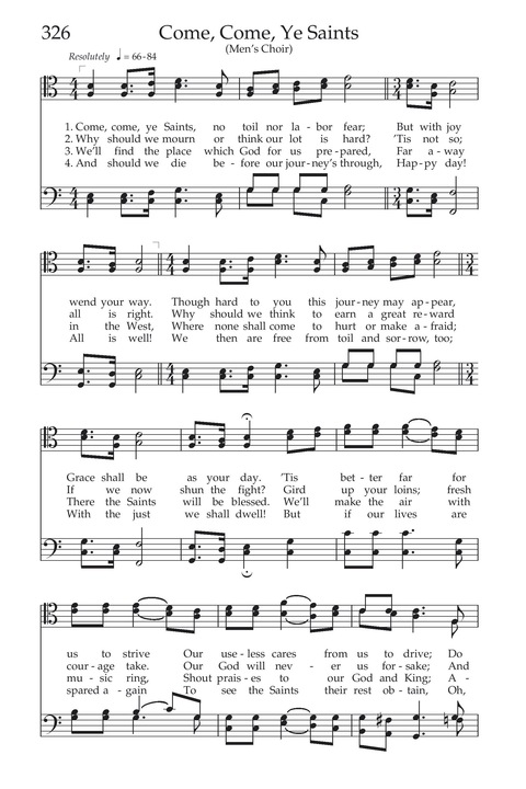 Hymns of the Church of Jesus Christ of Latter-day Saints page 354