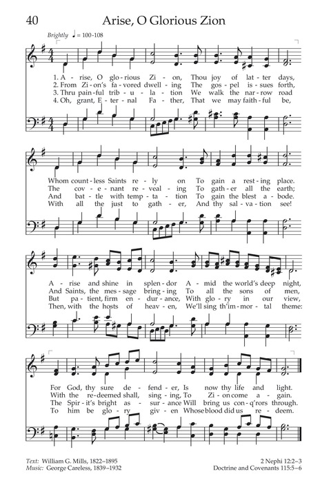 Hymns of the Church of Jesus Christ of Latter-day Saints page 44
