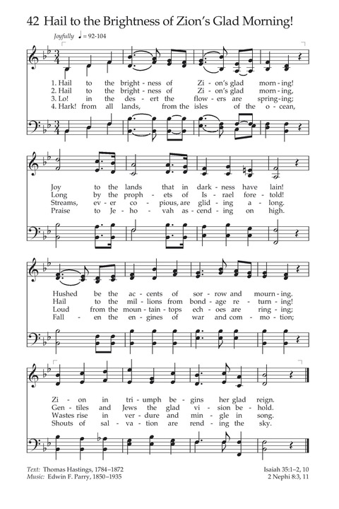 Hymns of the Church of Jesus Christ of Latter-day Saints page 46