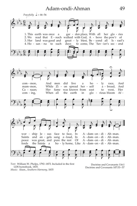 Hymns of the Church of Jesus Christ of Latter-day Saints page 53