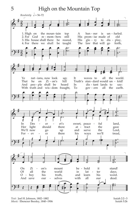 Hymns of the Church of Jesus Christ of Latter-day Saints page 6