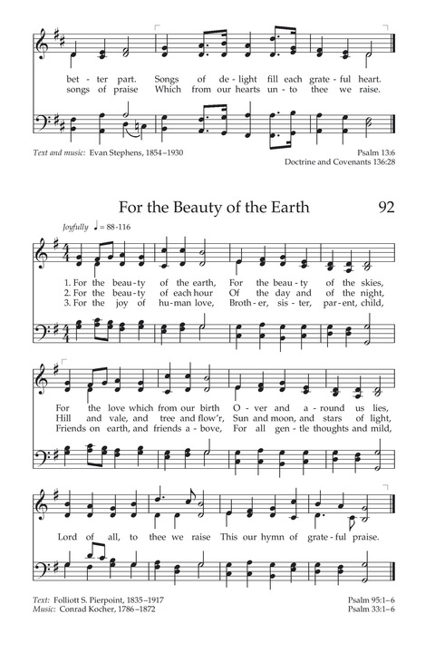 Hymns of the Church of Jesus Christ of Latter-day Saints page 99