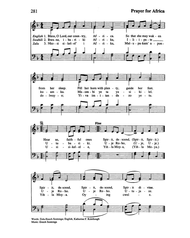 Lift Every Voice and Sing II: an African American hymnal page 371