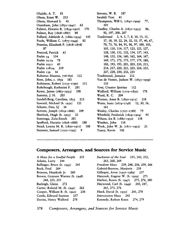 Lift Every Voice and Sing II: an African American hymnal page 377