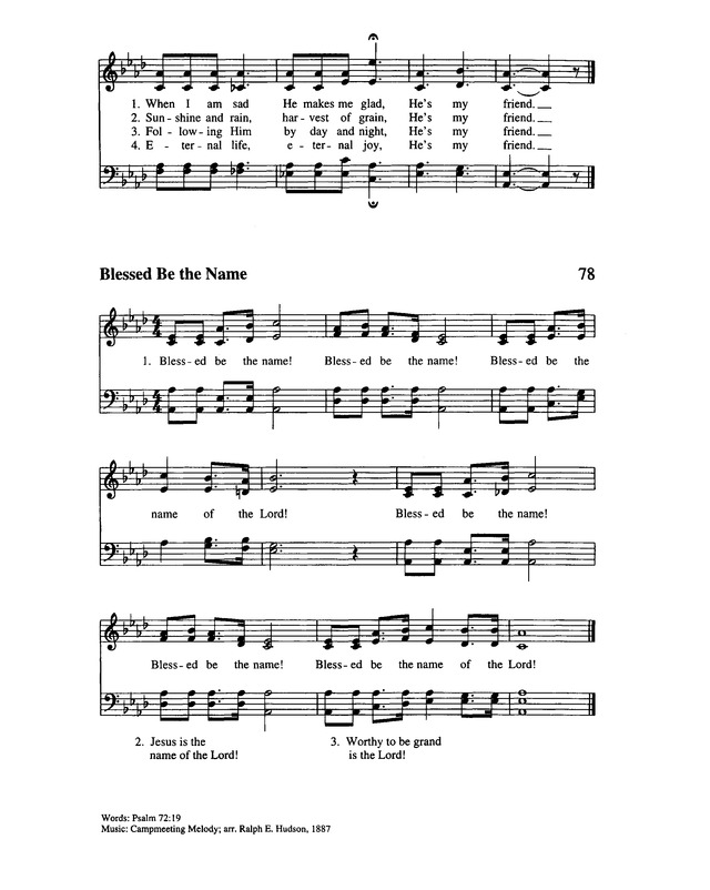 Lift Every Voice and Sing II: an African American hymnal page 98