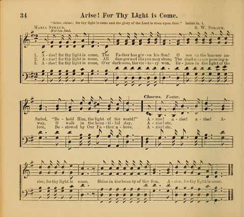 Living Fountain: a new chice collection of Sunday School Songs. Also, Excellent Pieces for Praise and Prayer Meetings and the Home page 34