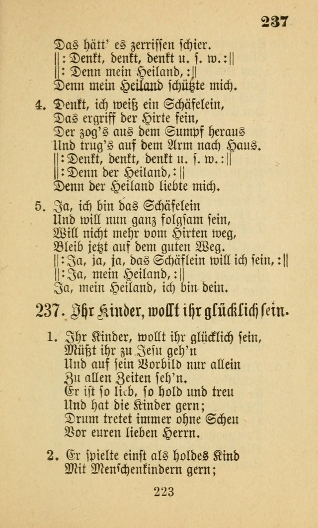 Liederbuch für Sonntagsschulen page 250