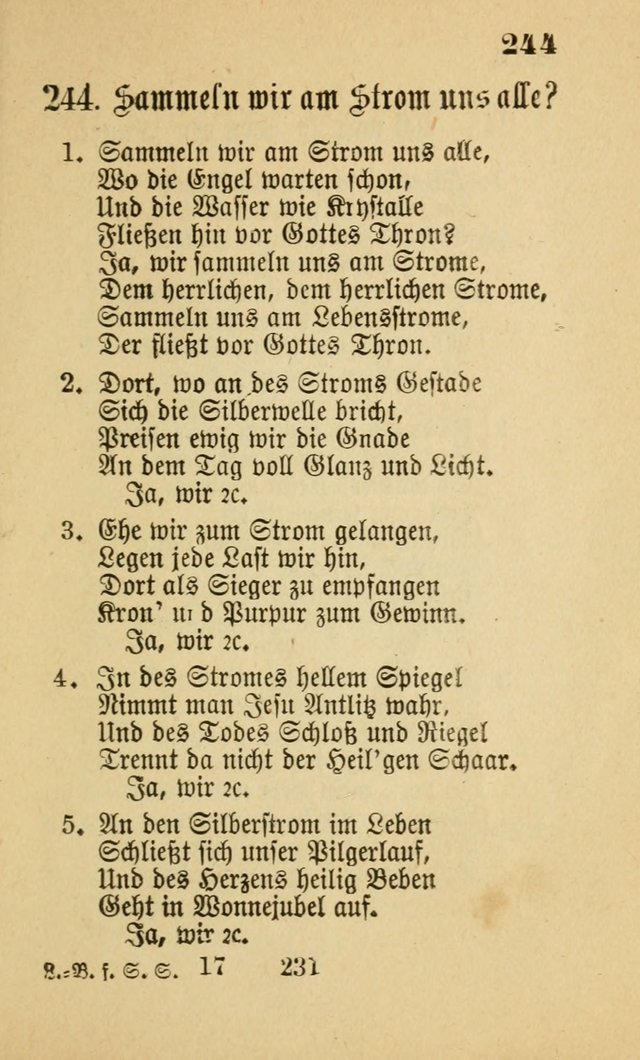 Liederbuch für Sonntagsschulen page 258