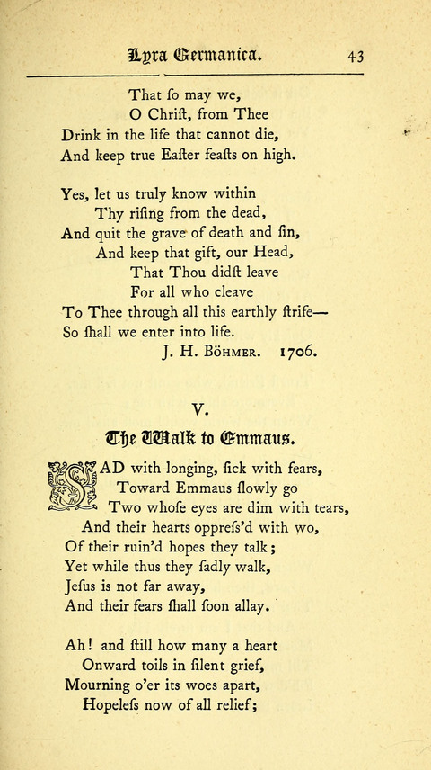 Lyra Germanica: Translated from the German by Catherine Winkworth (New Edition) page 321