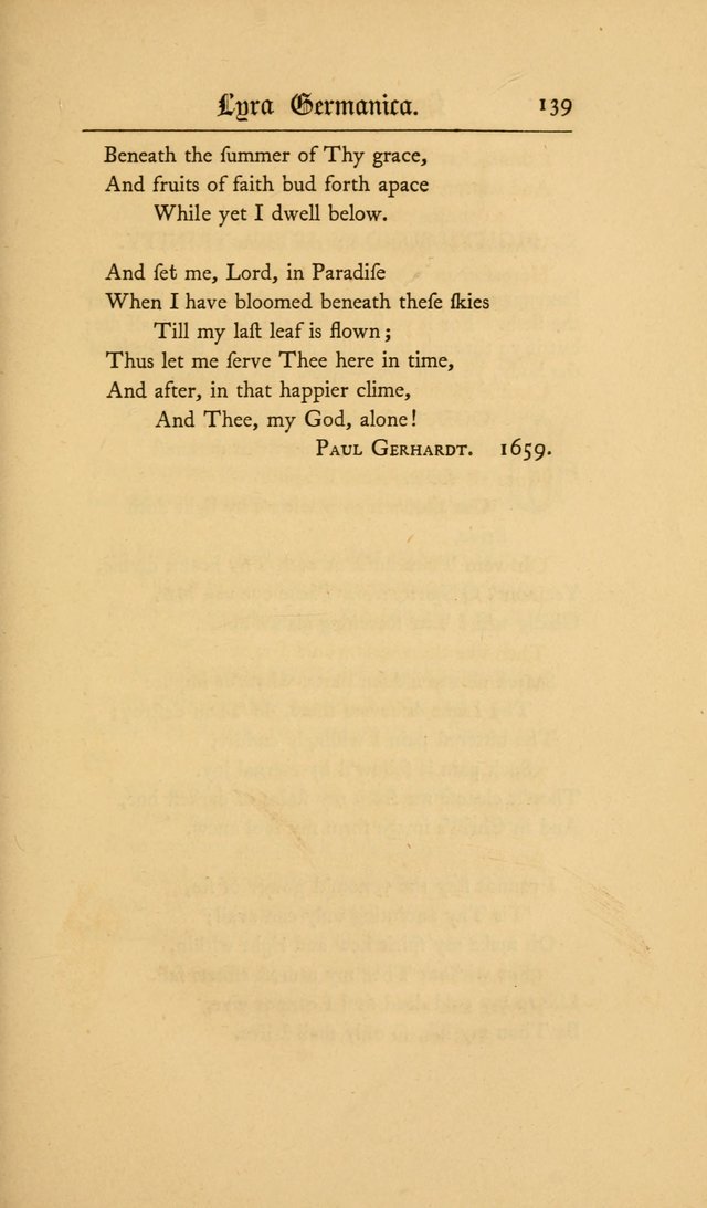 Lyra Germanica: hymns for the Sundays and chief festivals of the Christian year page 139