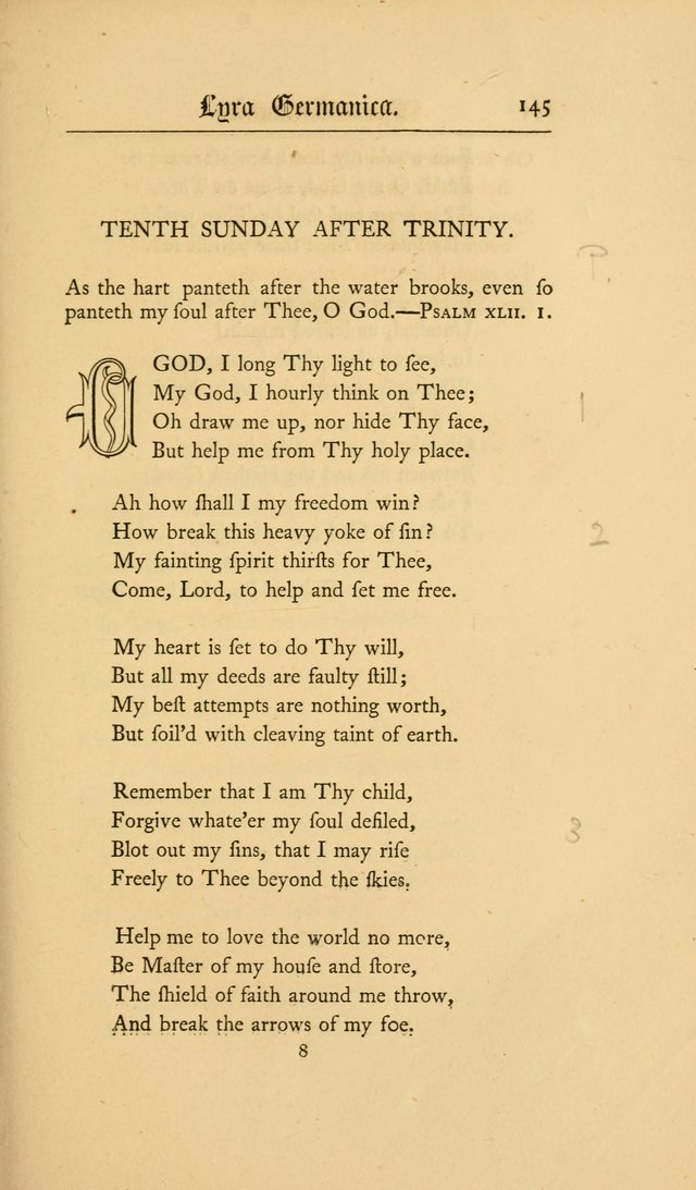 Lyra Germanica: hymns for the Sundays and chief festivals of the Christian year page 145