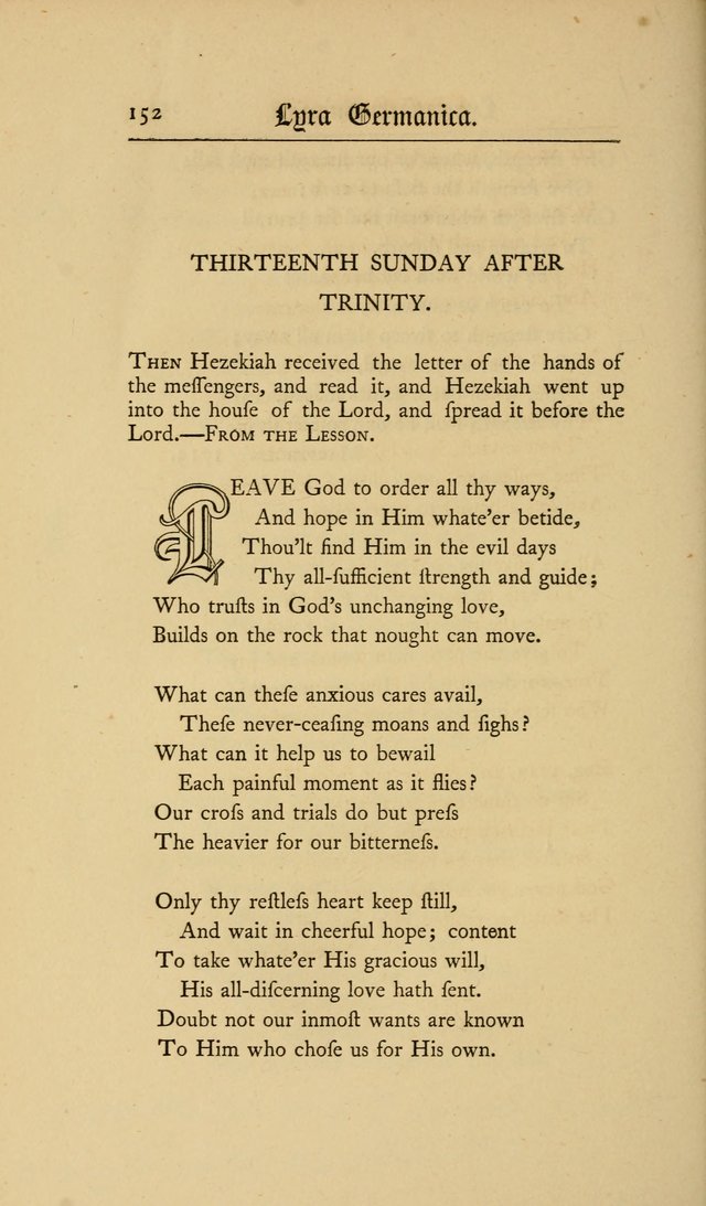 Lyra Germanica: hymns for the Sundays and chief festivals of the Christian year page 152