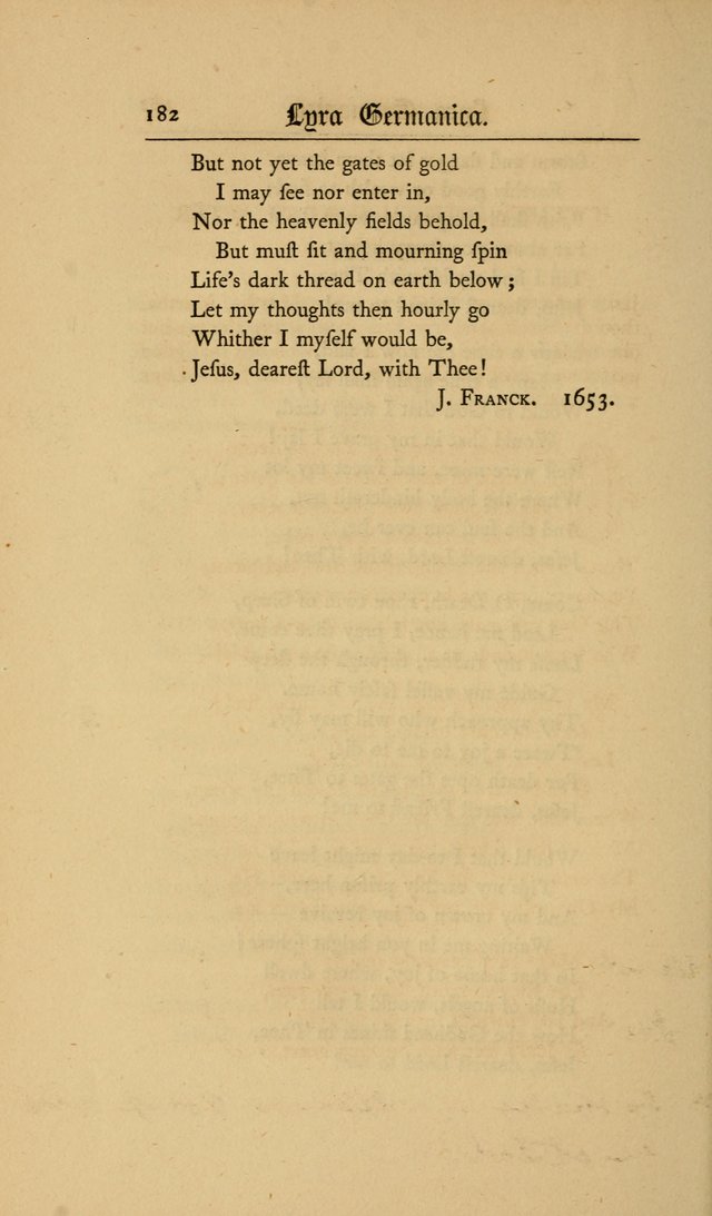 Lyra Germanica: hymns for the Sundays and chief festivals of the Christian year page 182