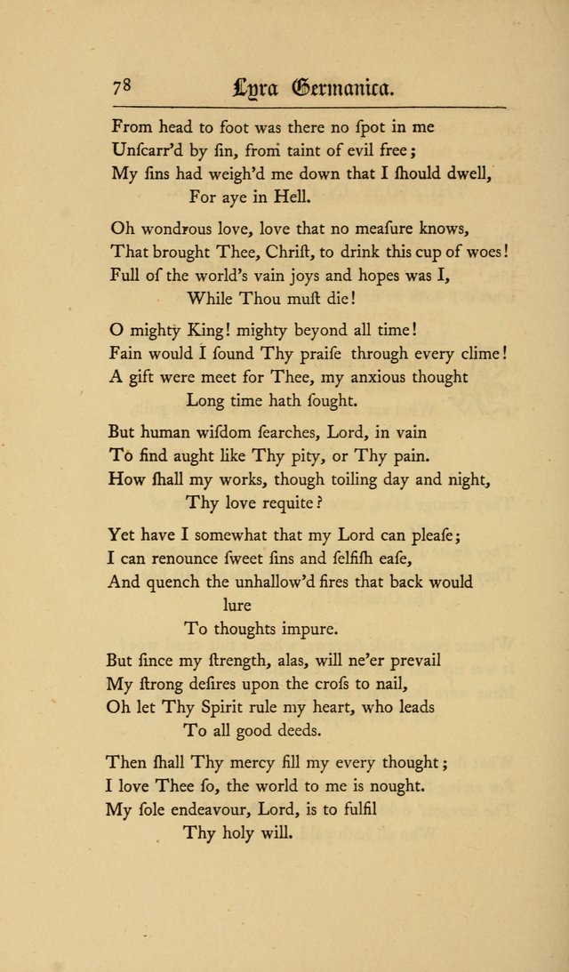 Lyra Germanica: hymns for the Sundays and chief festivals of the Christian year page 78