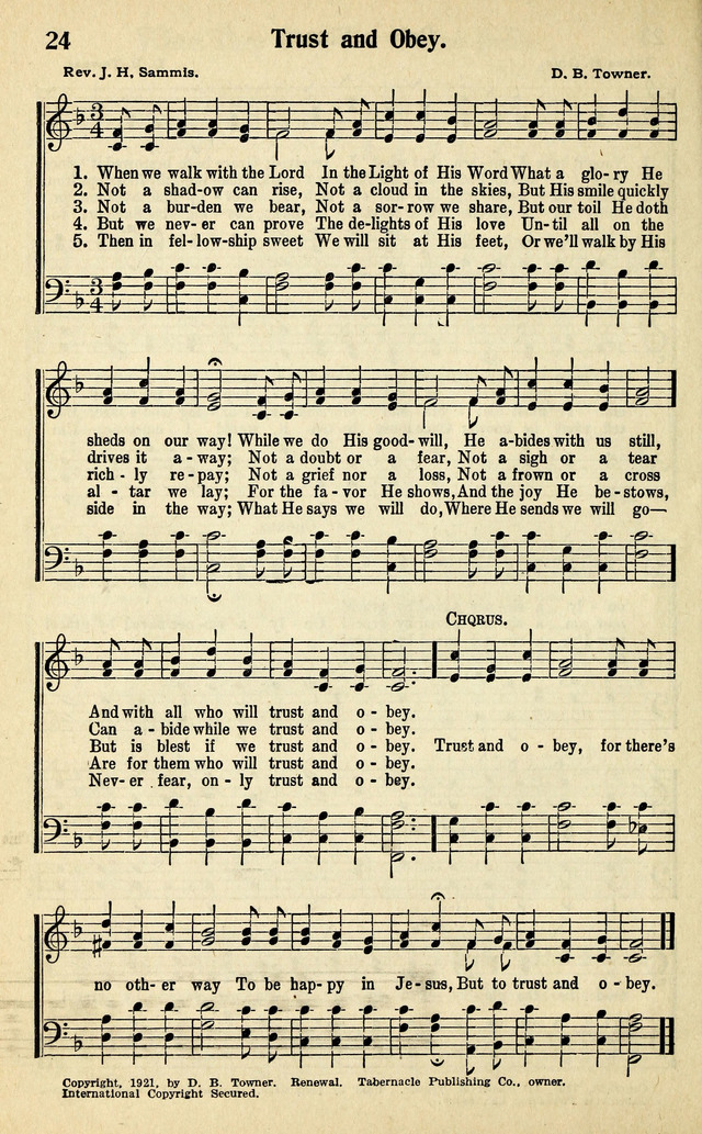 Living Gospel Songs and Choruses page 24