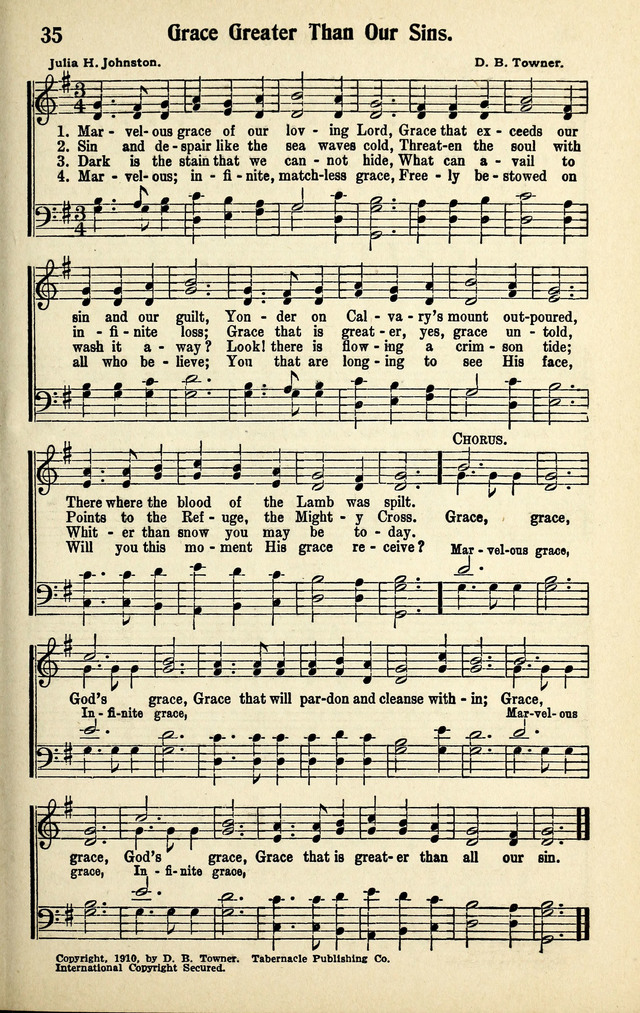 Living Gospel Songs and Choruses page 35