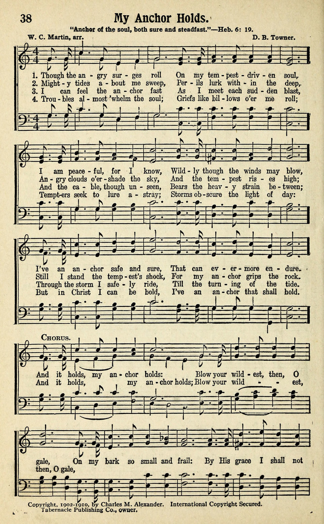 Living Gospel Songs and Choruses page 38