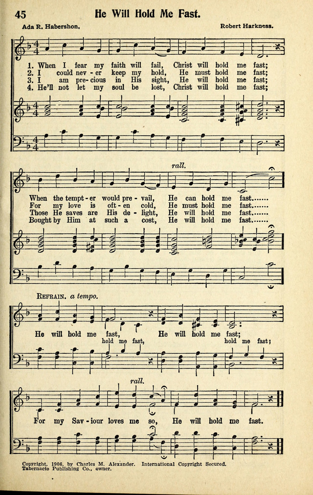 Living Gospel Songs and Choruses page 45