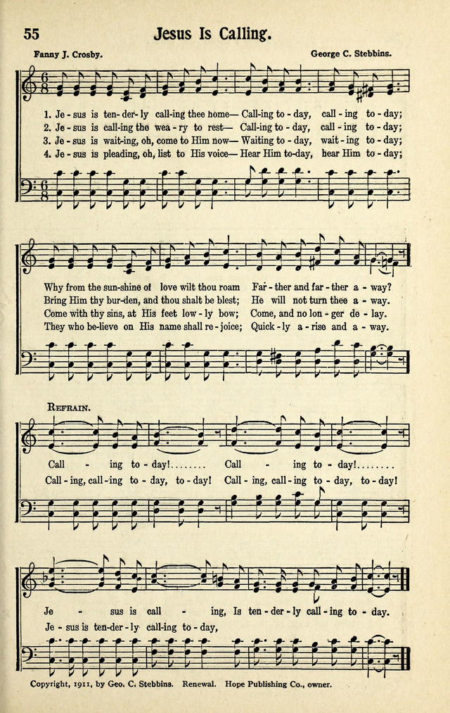 Living Gospel Songs and Choruses page 55