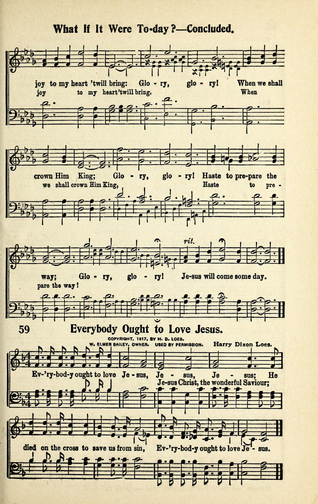 Living Gospel Songs and Choruses page 59