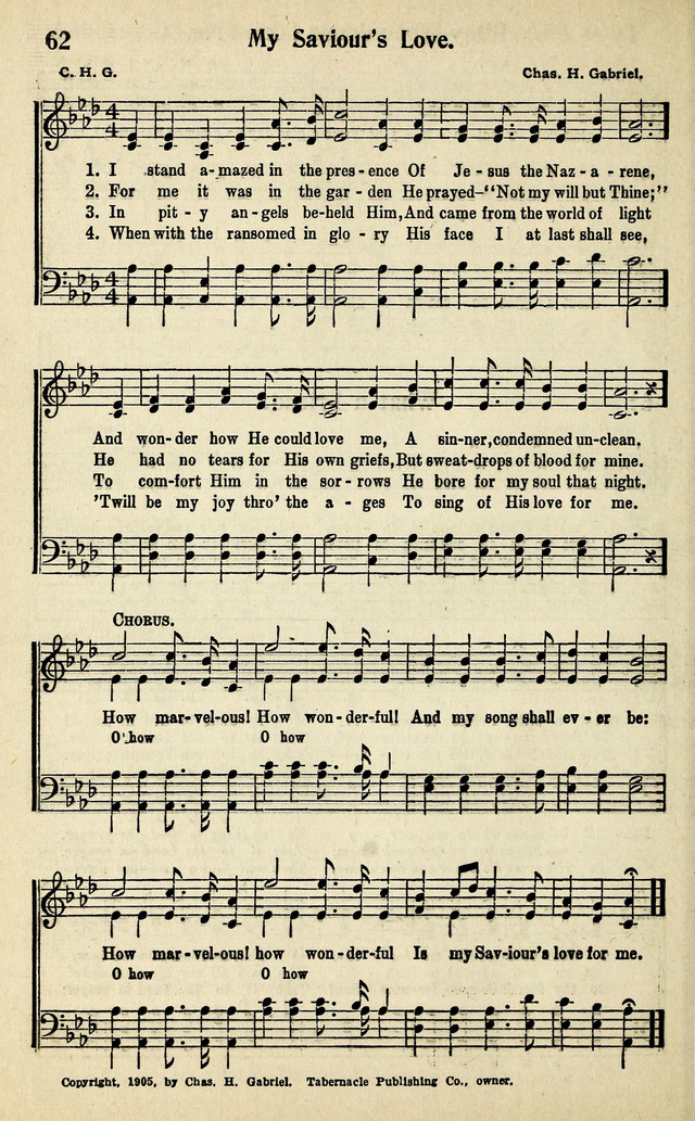 Living Gospel Songs and Choruses page 62