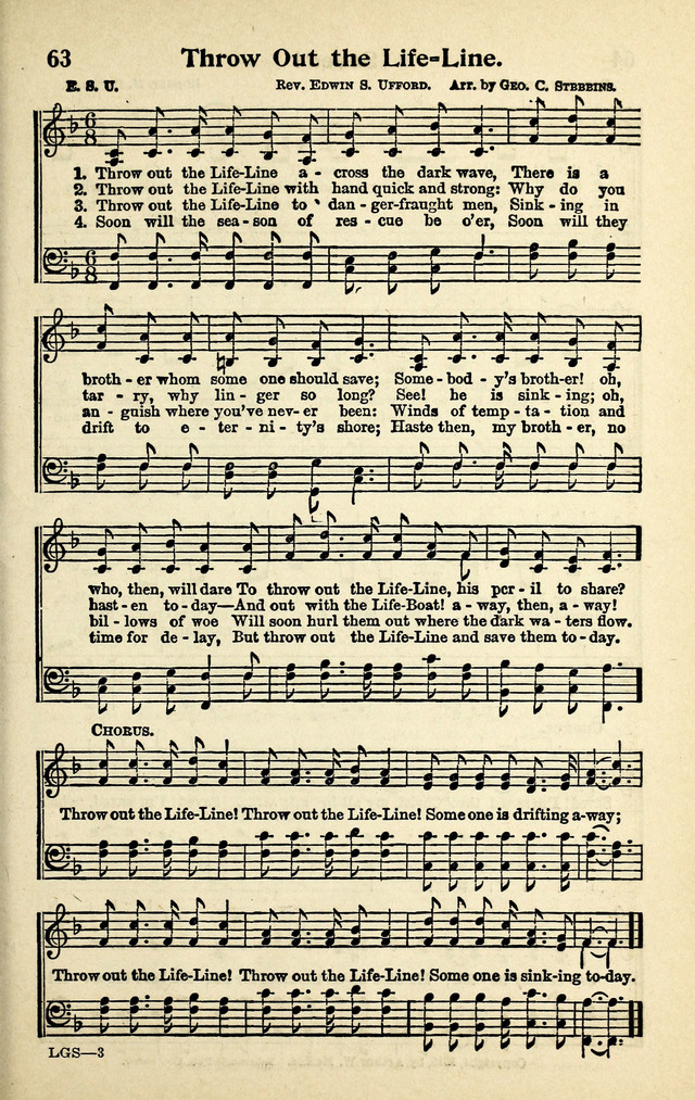 Living Gospel Songs and Choruses page 63