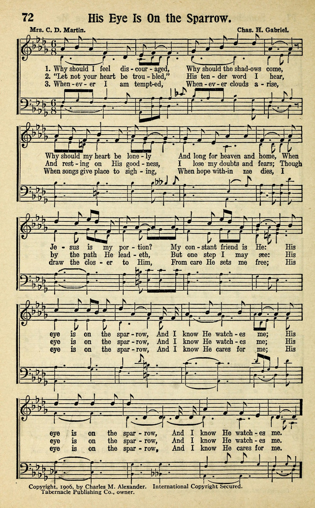 Living Gospel Songs and Choruses page 72