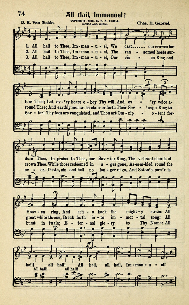 Living Gospel Songs and Choruses page 74