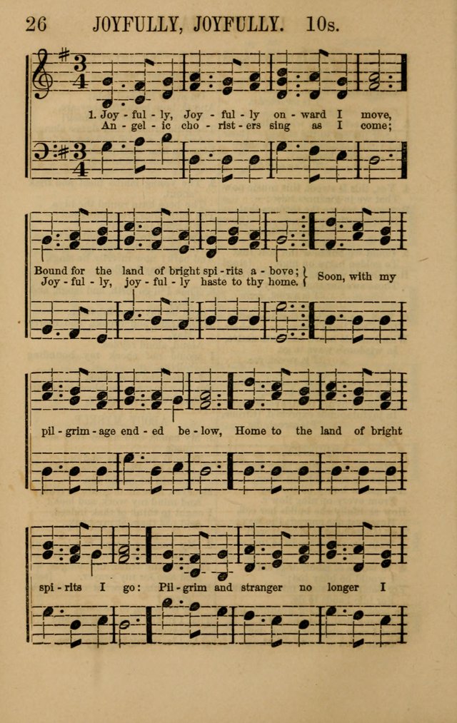 Linden Harp: a rare collection of popular melodies adapted to sacred and moral songs, original and selected. Illustrated. Also a manual of... page 26