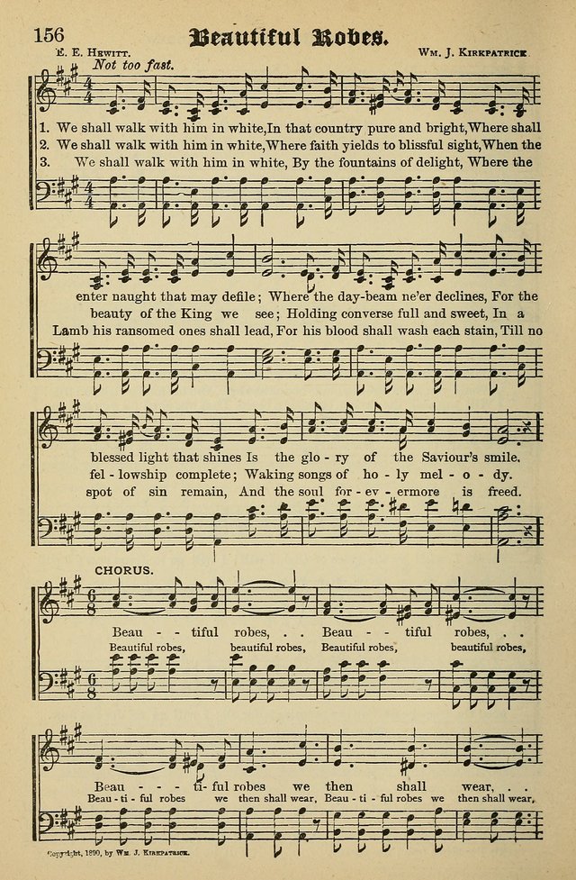 Living Hymns: for use in the Sabbath School, Christian Endeavor Meetings, the church & home page 156