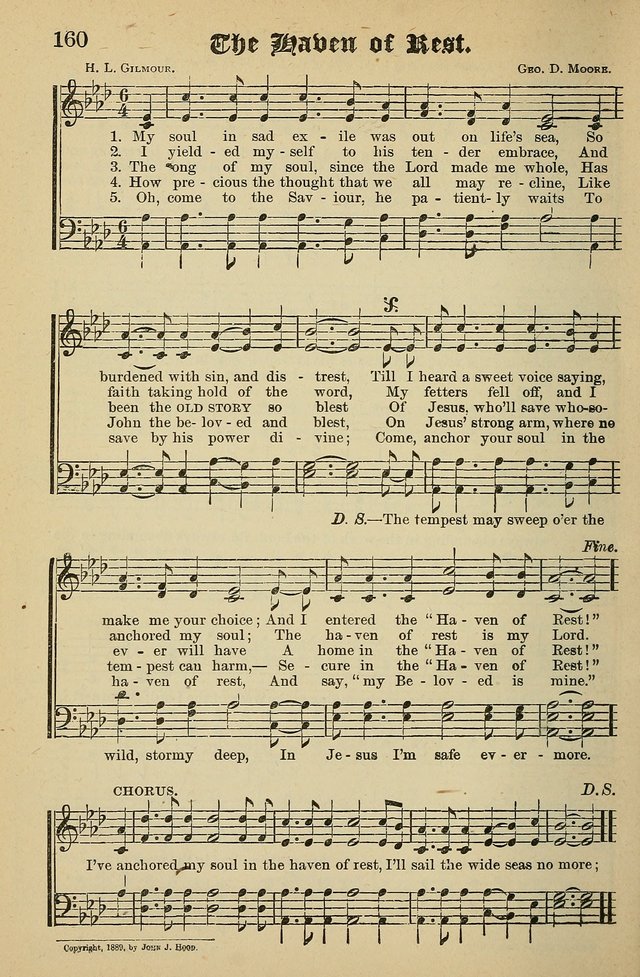 Living Hymns: for use in the Sabbath School, Christian Endeavor Meetings, the church & home page 160