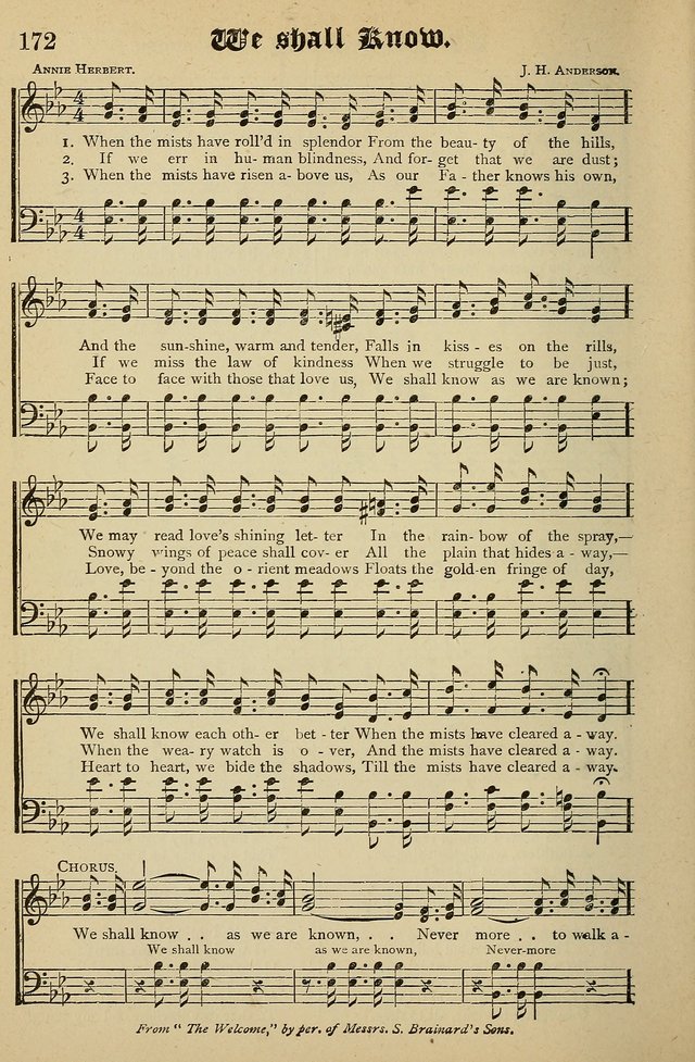 Living Hymns: for use in the Sabbath School, Christian Endeavor Meetings, the church & home page 172