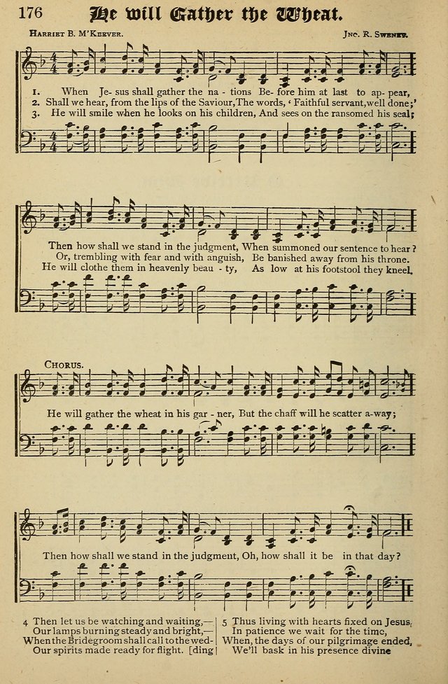 Living Hymns: for use in the Sabbath School, Christian Endeavor Meetings, the church & home page 176