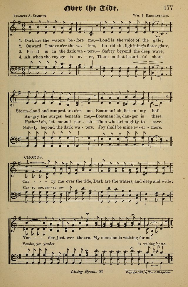 Living Hymns: for use in the Sabbath School, Christian Endeavor Meetings, the church & home page 177