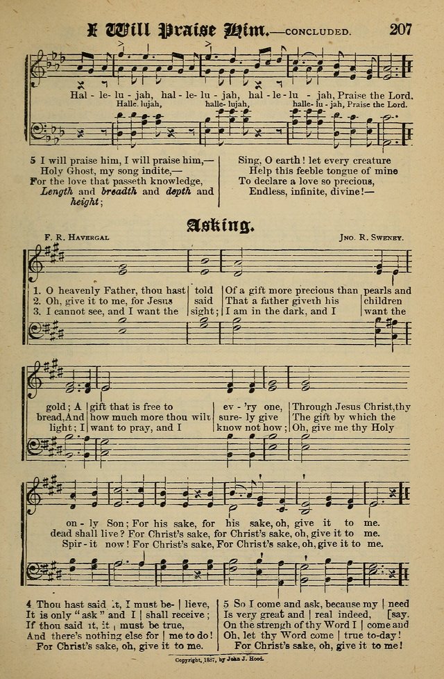 Living Hymns: for use in the Sabbath School, Christian Endeavor Meetings, the church & home page 207