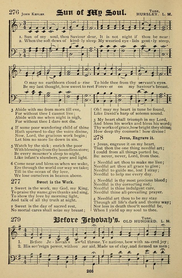 Living Hymns: for use in the Sabbath School, Christian Endeavor Meetings, the church & home page 266