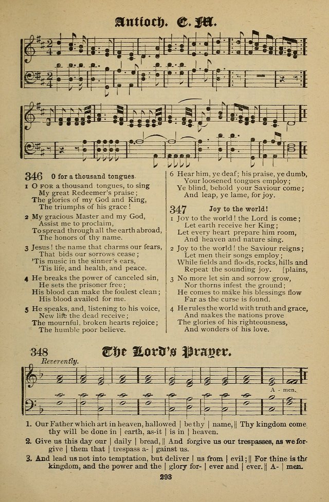 Living Hymns: for use in the Sabbath School, Christian Endeavor Meetings, the church & home page 293
