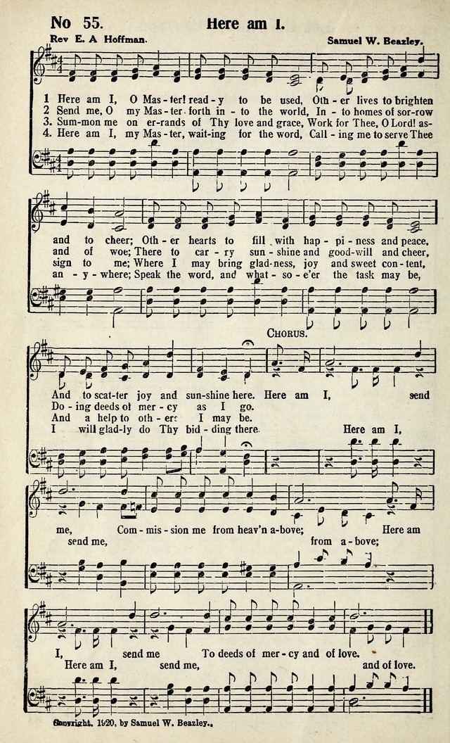 Living Hymns: the small hymnal: a book of worship and praise for the developing life page 50