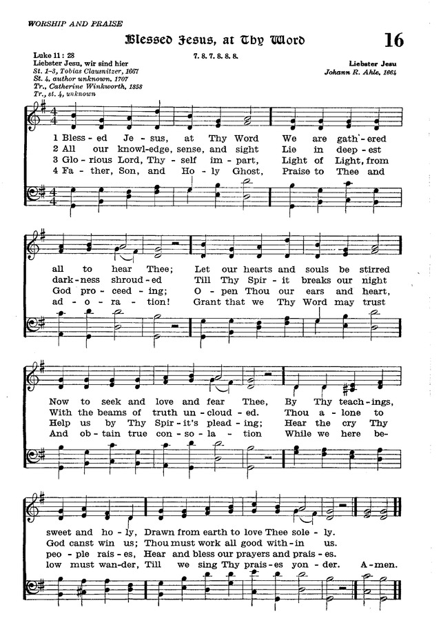 The Lutheran Hymnal page 187