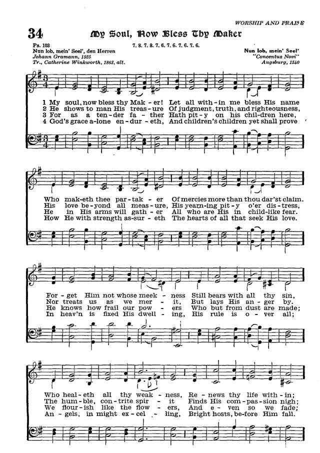 The Lutheran Hymnal page 206