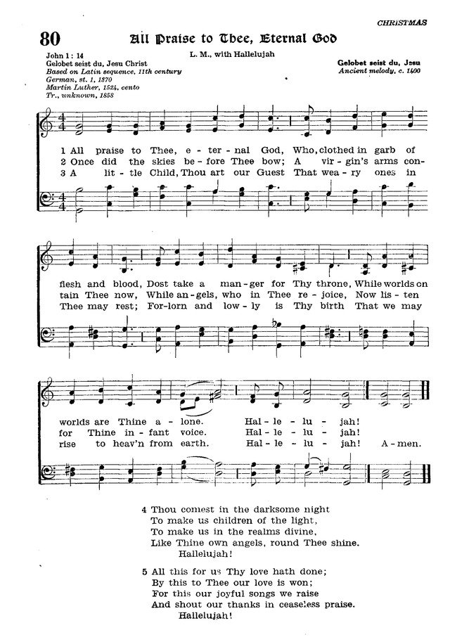 The Lutheran Hymnal page 256