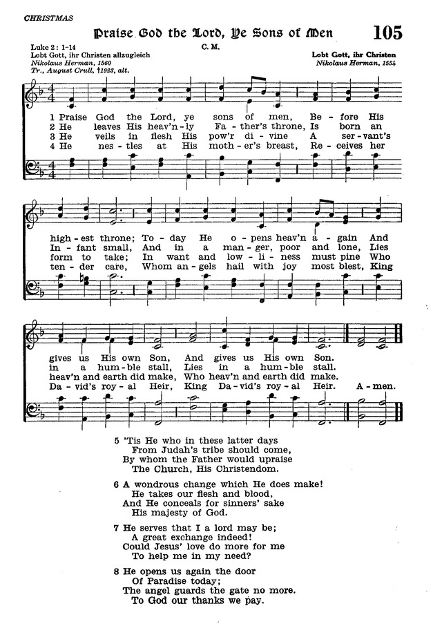 The Lutheran Hymnal page 283
