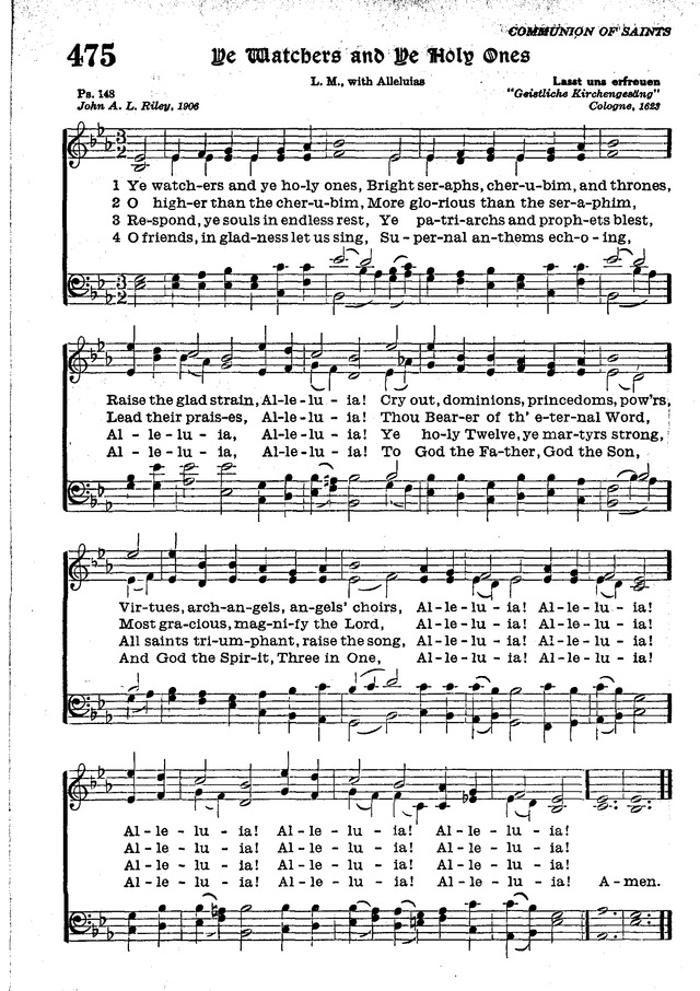 The Lutheran Hymnal page 650