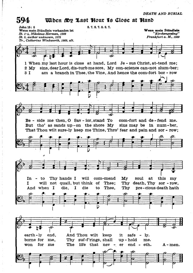 The Lutheran Hymnal page 764