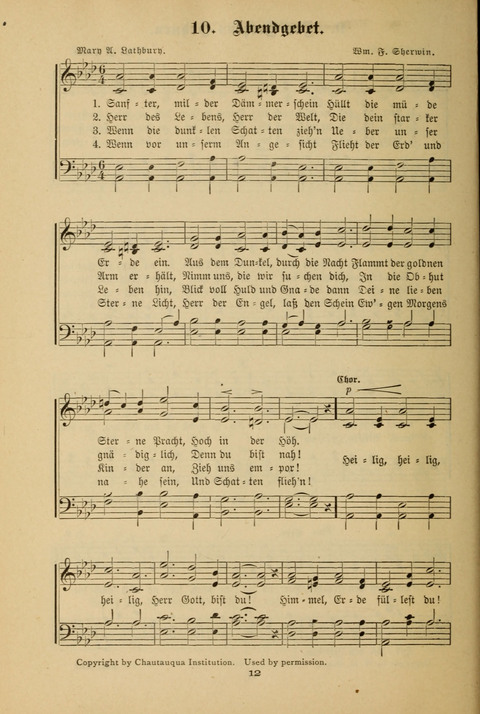 Lobe den Herrn!: eine Liedersammlung für die Sonntagschul- und Jugendwelt page 10